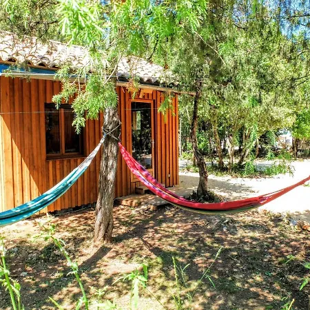Gite Et Cabane Ecologiques 1000 Pailles Labastide-de-Virac Exterior photo
